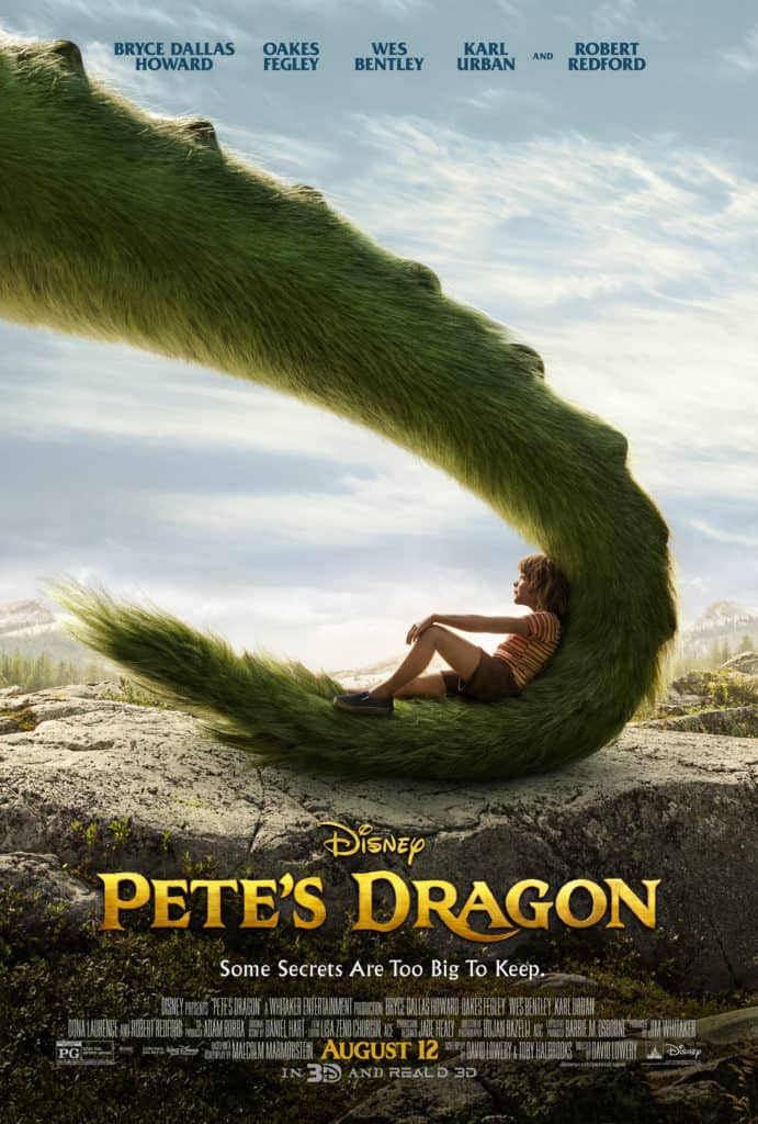 Disney's remake of Pete's Dragon opens in theaters nationwide on August 12. This movie is a remake of the beloved 1977 classic Disney Film.