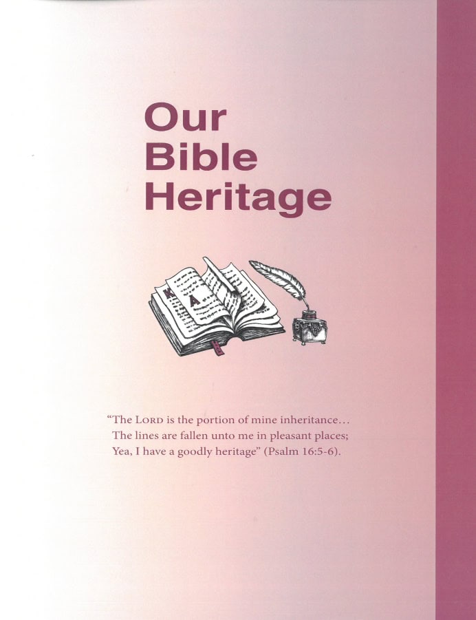 Our Bible Heritage