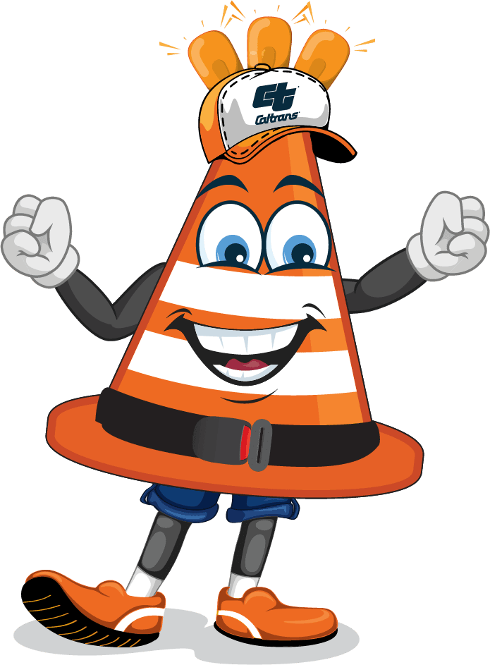 Caltrans mascot naming contest awarding student winner $500 and a laptop