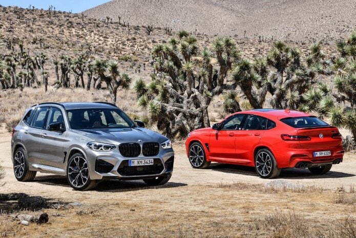 Представлены «заряженные» кроссоверы BMW X3 M и X4 M