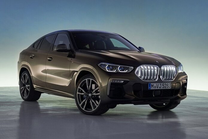 Новый BMW X6 дебютировал со светящимися «ноздрями»