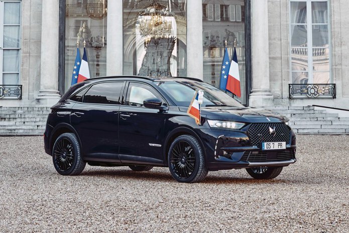 Для президента Франции подготовлен удлиненный DS 7 Crossback Elysee