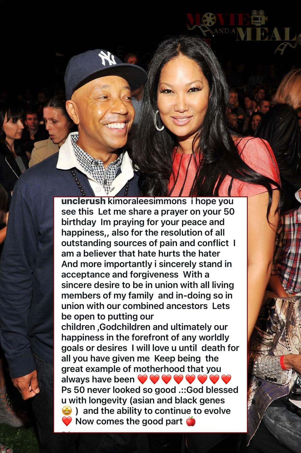 Russell Simmons wishes his ex-wife, Kimora Lee Simmons, a happy birthday!