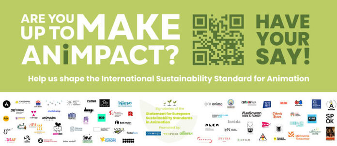 Aperta fino al 3 maggio, la consultazione sugli standards di ANiMPACT, l'iniziativa internazionale guidata da CineRegio, Ecoprod e Green Film