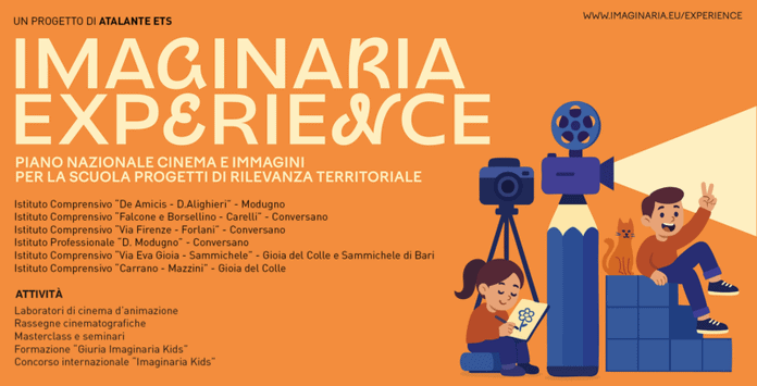 Riparte Imaginaria Experience, il progetto per le scuole del Festival Internazionale del Cinema d'Animazione Imaginaria