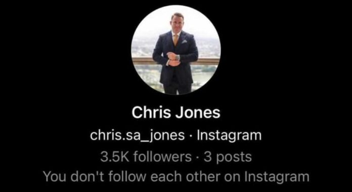 Chris Jones Instagram Scammer