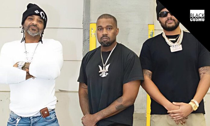 Kanye West Rocks Dipset Chain in Tokyo While Shooting Music Video with Jim Jones