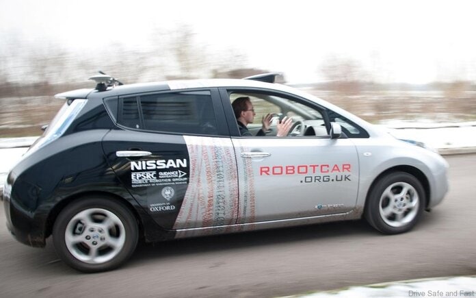Nissan self driving car