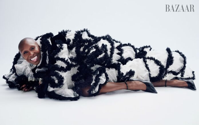 Cynthia Erivo Dazzles on Harper's Bazaar November Cover!