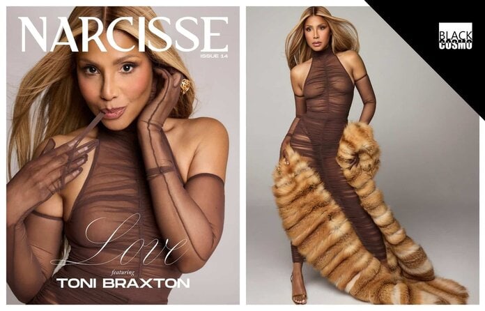 Toni Braxton BLAZES Narcisse Magazine