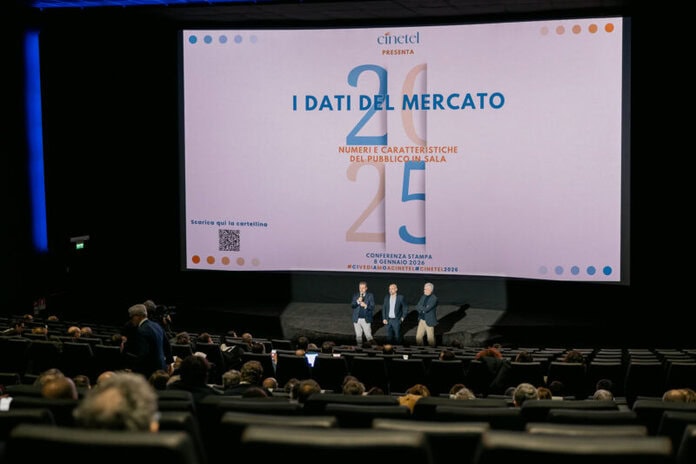 Le sale italiane hanno incassato nel 2025 496.5 milioni di euro vendendo circa 68.3 milioni di biglietti: i dati CINETEL