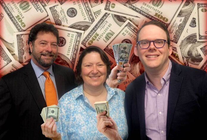 Ray Hair, President of AFM, Stefanie Taub, CEO of the Fund, Duncan Crabtree-Ireland, COO of SAG-AFTRA