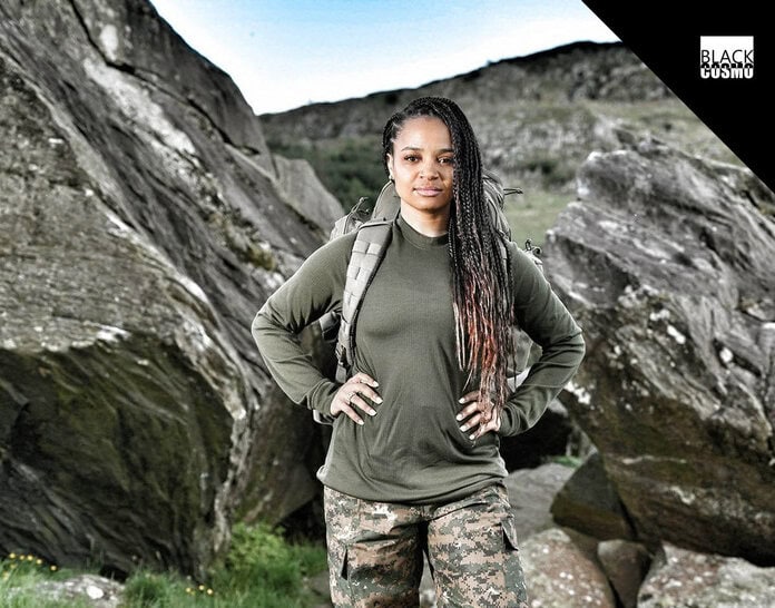 Here is a rewritten version of the title without comments, Mamas At Work: Kyla Pratt On Being A 'Bada--' On 'Special Forces' And Focusing On Motherhood After 'One On One' | Essence