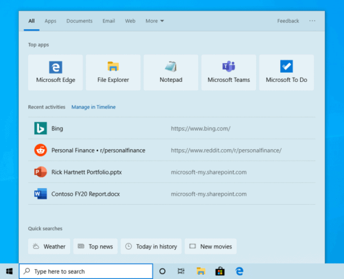 Windows 10 Insider Preview Build 19018
