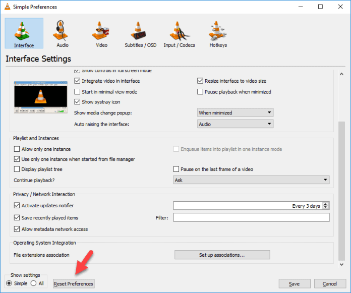 Reset-VLC-Settings
