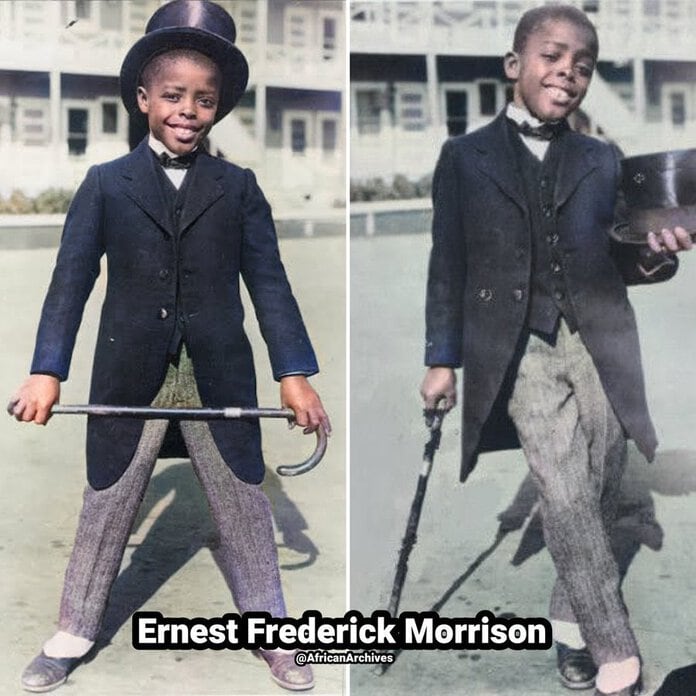 At just 7 years old, Ernest Frederick Morrison was the first black child movie s