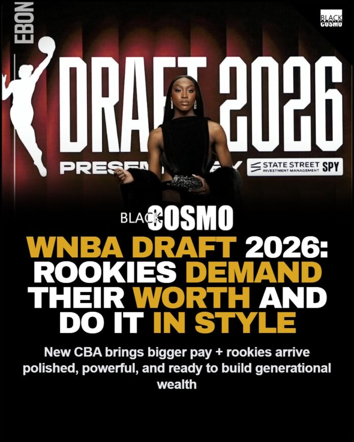 Tonight, fans are tuned in to the WNBA draft for more reasons than one. Beyond the gowns and glam...
