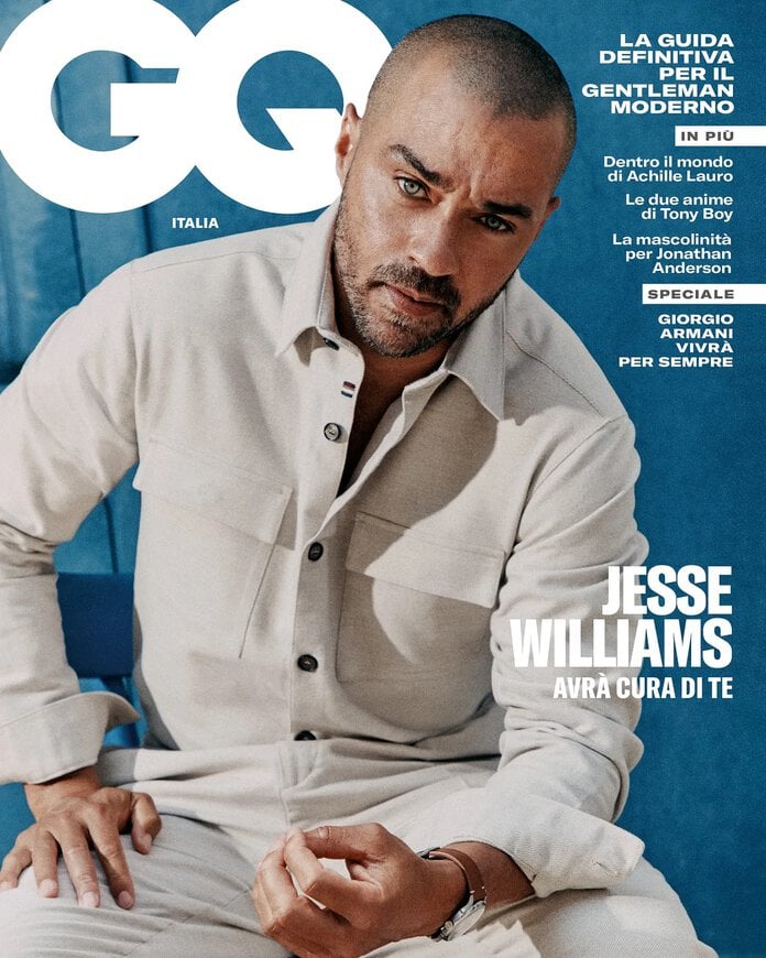 Jesse Williams Serves Italian Heat on GQ Italia's September Cover,