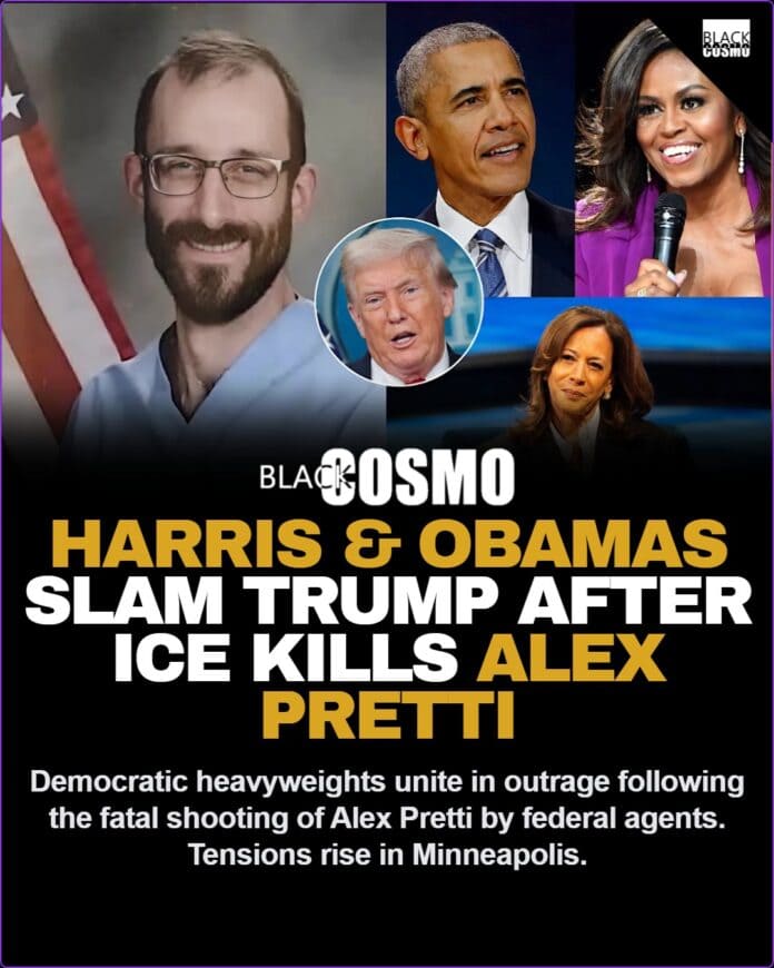 Kamala Harris, Barack and Michelle Obama Slam Donald Trump Administration After Federal Agents Fatally Shoot Alex Pretti In Minneapolis ICE-Related Incident