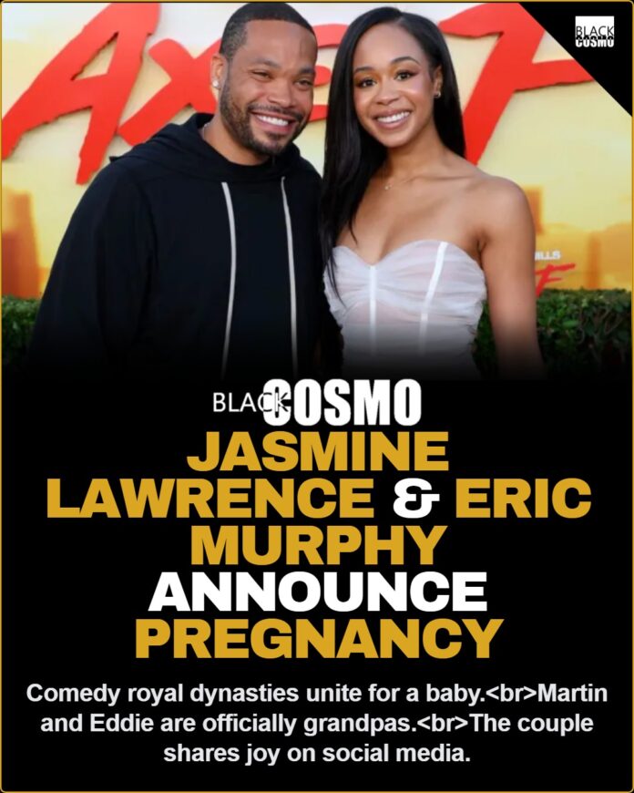 Martin Lawrence’s Daughter Jasmine & Eddie Murphy’s Son Eric Announce Pregnancy