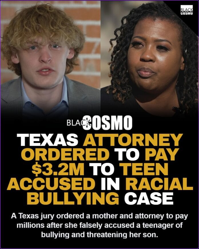 Texas Mother and Attorney Ordered to Pay $3.2 Million to Teen Accused in Racial Bullying Case