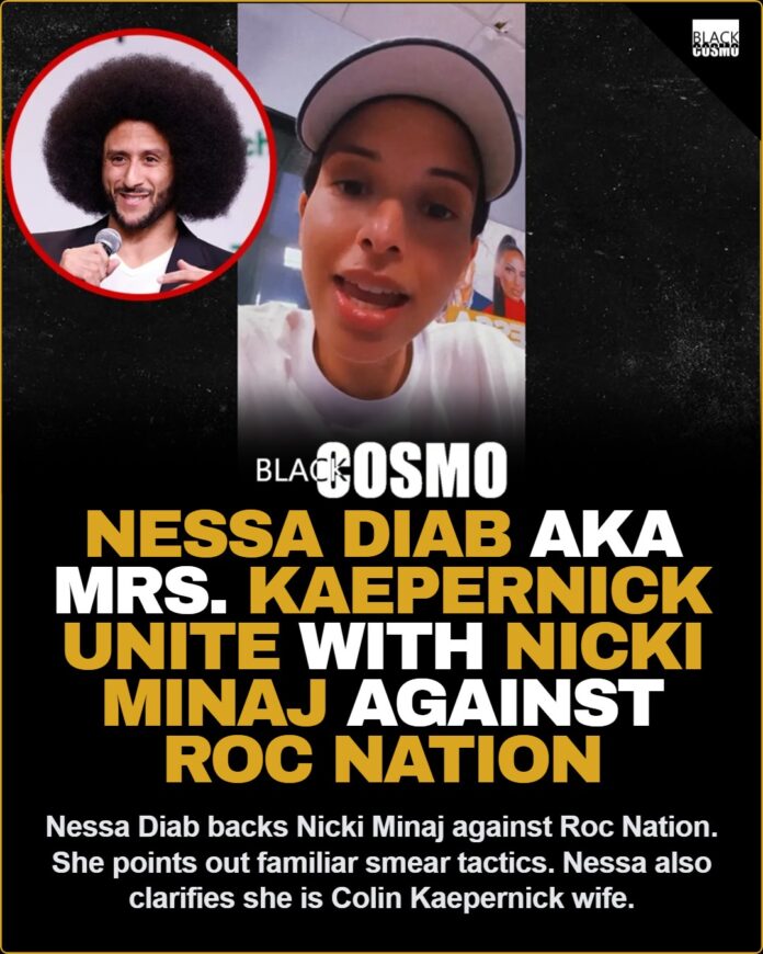 Nessa Diab Clarifes She & Colin Kaepernick Are Married in Anti-Roc Nation Rant
