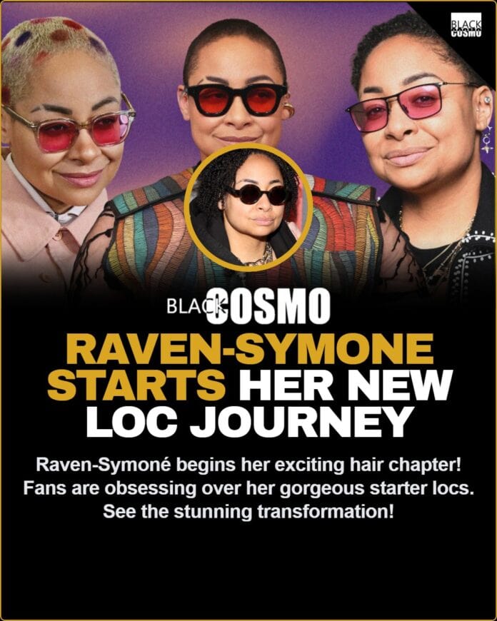 ravensymon-starts-her-new-loc-journey Raven-Symone showing off her beautiful new starter locs styled by celebrity hairstylist Erinn Courtney.