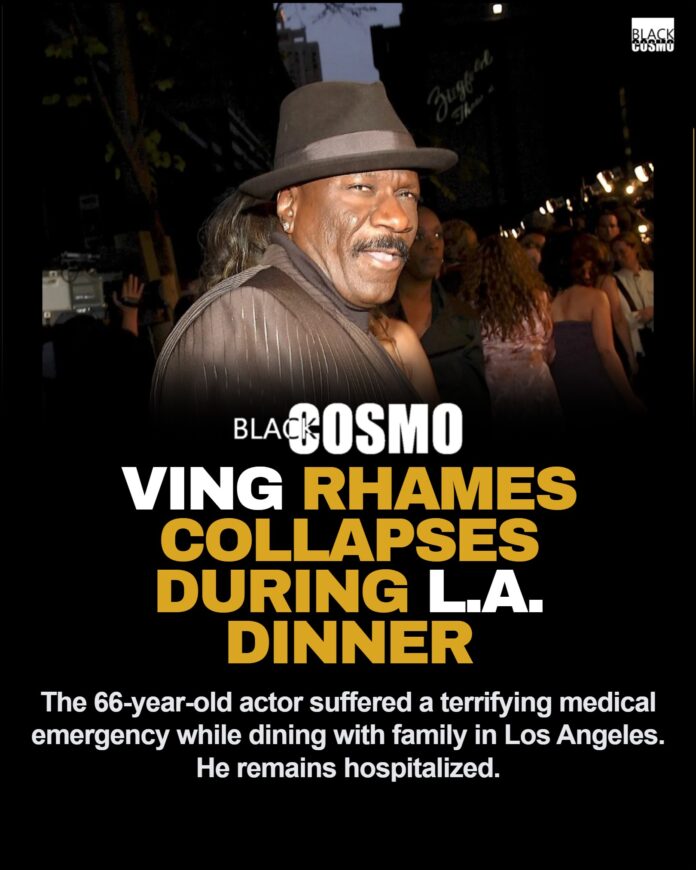 A close-up portrait of legendary actor Ving Rhames.