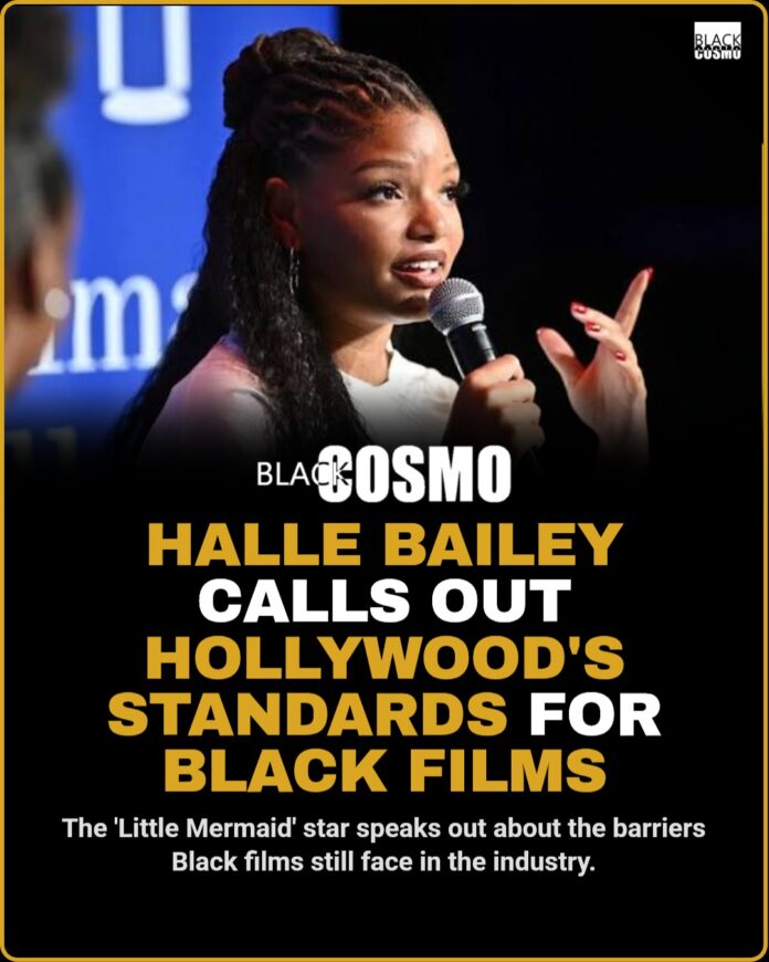 halle-bailey-calls-out-hollywood-s-unfair-standard Halle Bailey Calls Out Hollywood's 'Unfair' Standards for Black Films