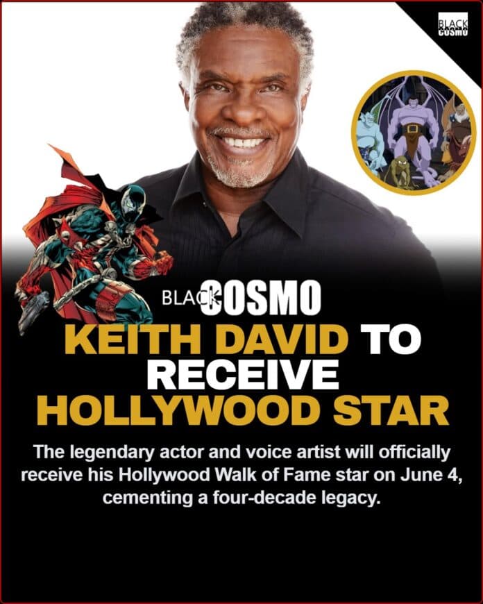 Announcement image of Keith David receiving a star on the Hollywood Walk of Fame
