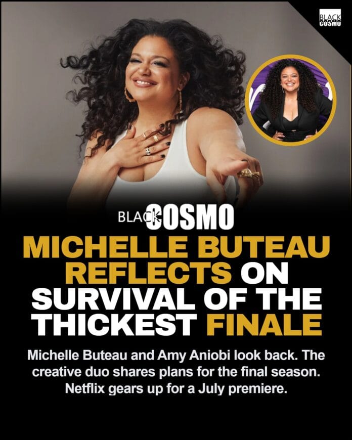 Michelle Buteau and Amy Aniobi attending the American Black Film Festival panel.