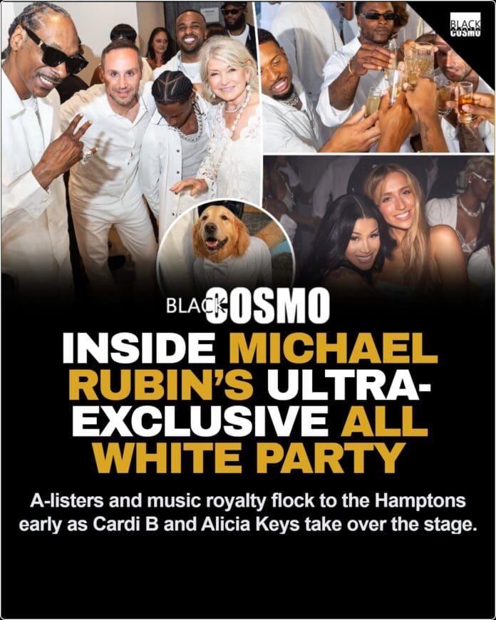 Michael Rubin's star-studded Hamptons White Party guest snaps
