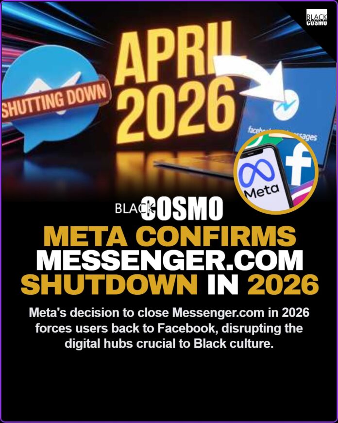 A smartphone displaying social media application icons, representing Meta's platforms including Facebook and Messenger.