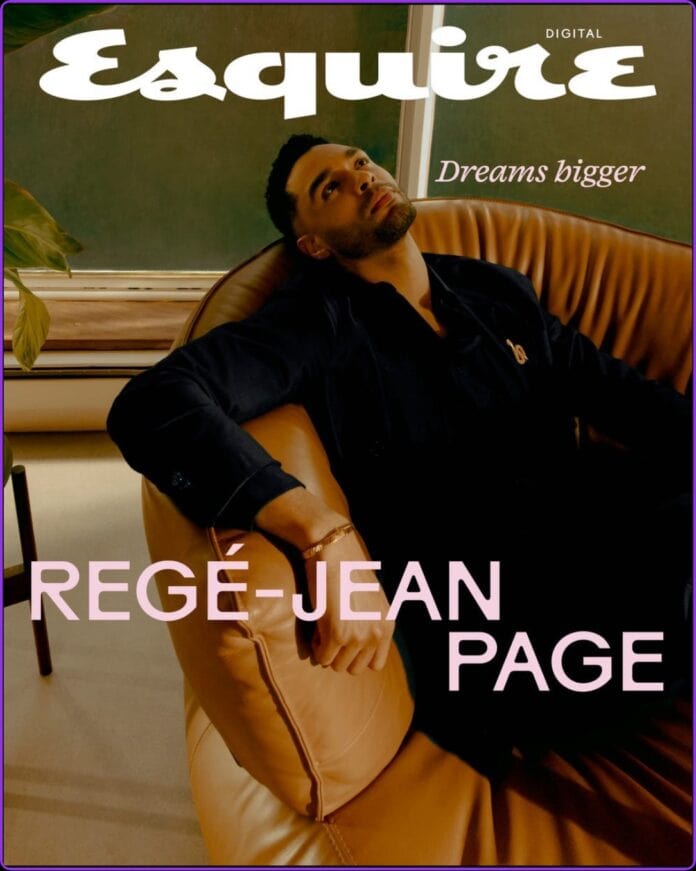 Regé-Jean Page featured on the April 2026 cover of UK Esquire, photographed by Ch.Ebenezer