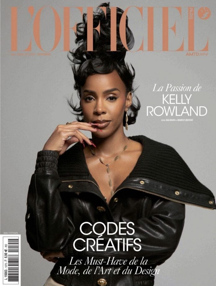 Kelly Rowland for L’Officiel Paris (November 2025)