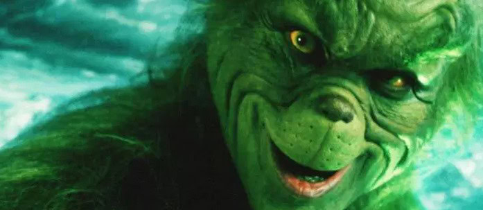 Costumed Grinch character for events and parties in Los Angeles. Perfect for holiday celebrations an.