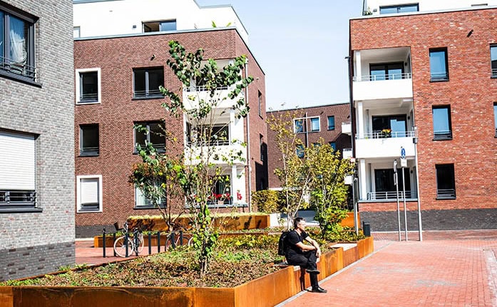 Paulsmuehlenquartier in Duesseldorf-Benrath