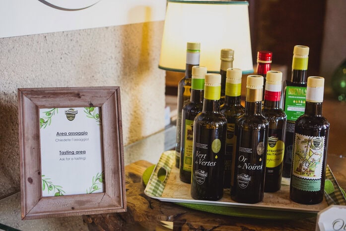 Olive oil factory in Italy