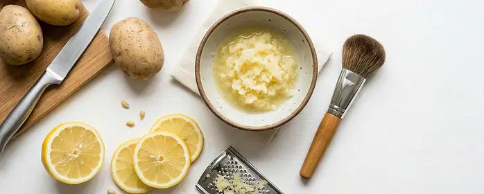 natural potato and lemon mask ingredients