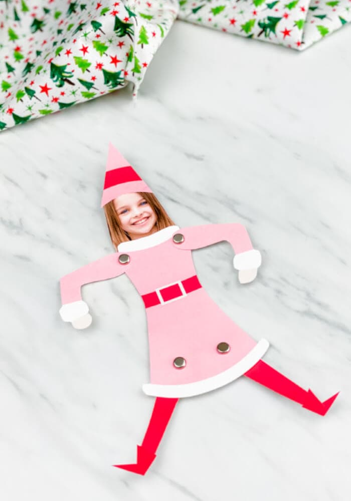 pink jovie elf craft idea for girls