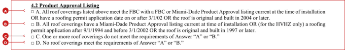Wind Mitigation Inspection Report 1802 Rev 04-26 section 4.2