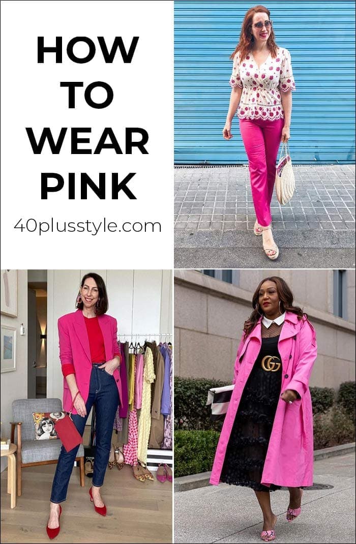 How to wear pink guide Get lots of ideas and color combinations!