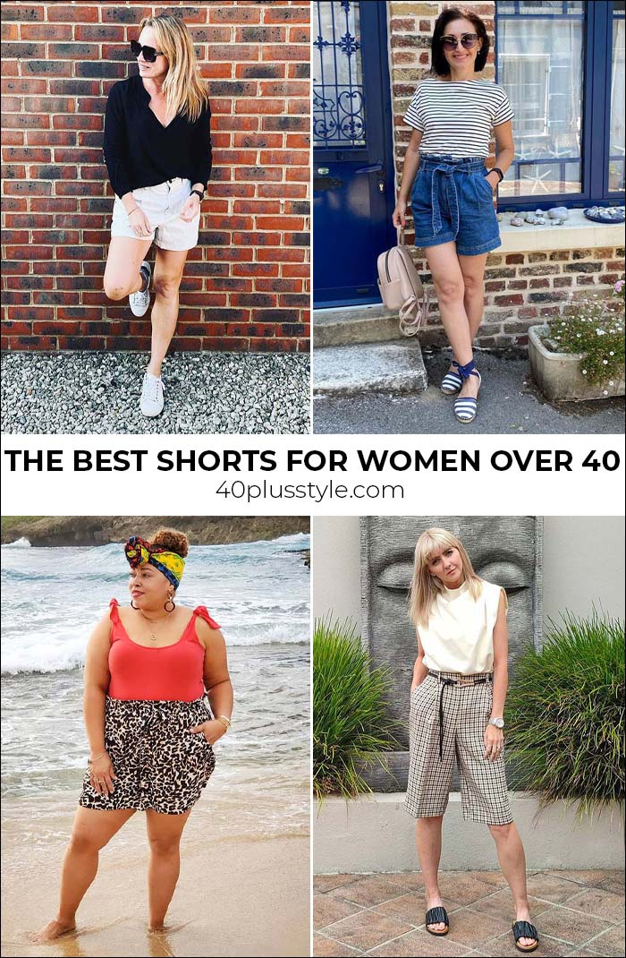 The best shorts for women over 40 - shorts that fit and flatter women over 40 of any shape | 40plusstyle.com