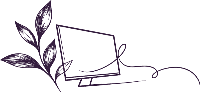 Computer Illustration mit Ranke
