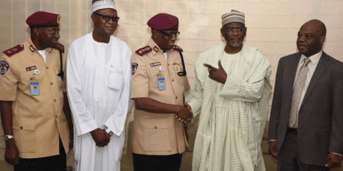 Corps Marshal Visits The Federal Ministry Of Education
