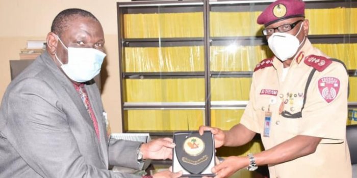 Corps Marshal Visits The Newly Appointed Ag. Chief Justice Of FCT