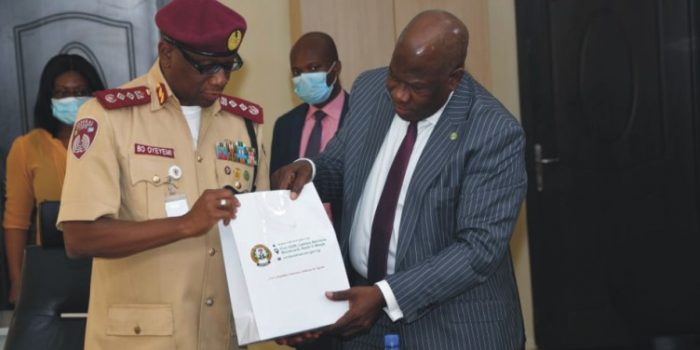 Corps Marshal Visit National Insurance Commission (NAICOM)