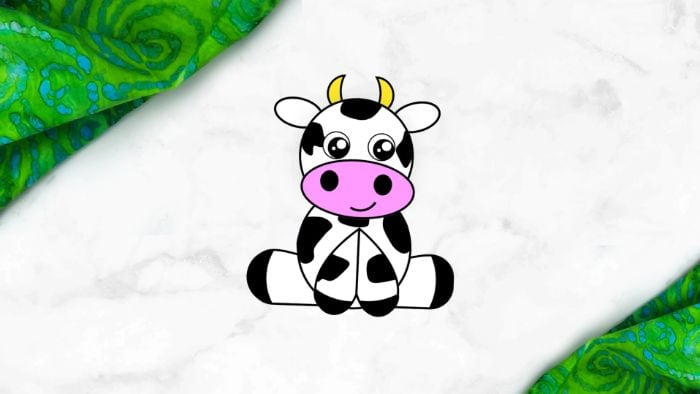 cut and paste cow craft