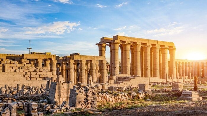 Luxor temples during a 10-day Egypt tour
