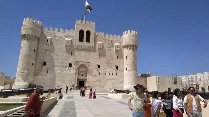 Qaitbay Citadel in Alexandria during a private Egypt tour